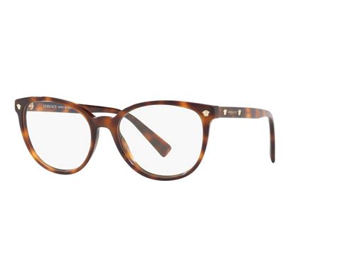 Versace™ VE3256 5264 52 Havana Eyeglasses 